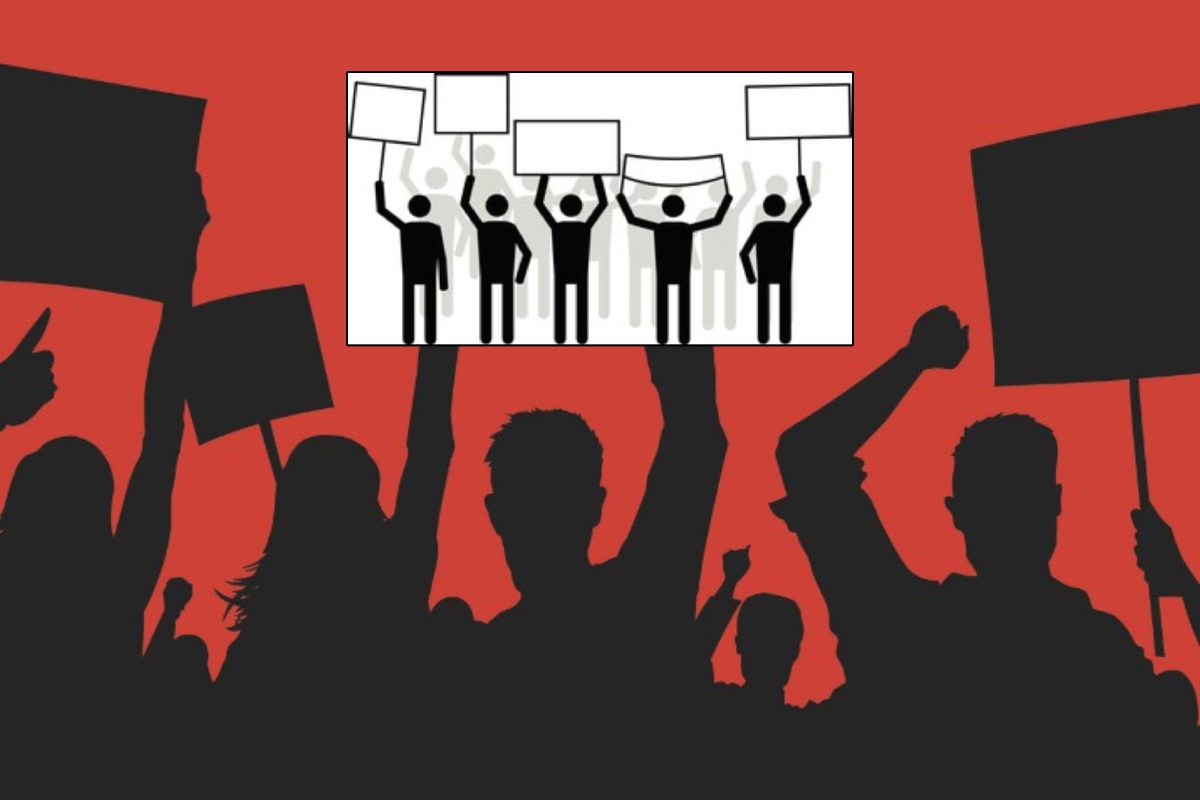 Gram panchayat employees strike