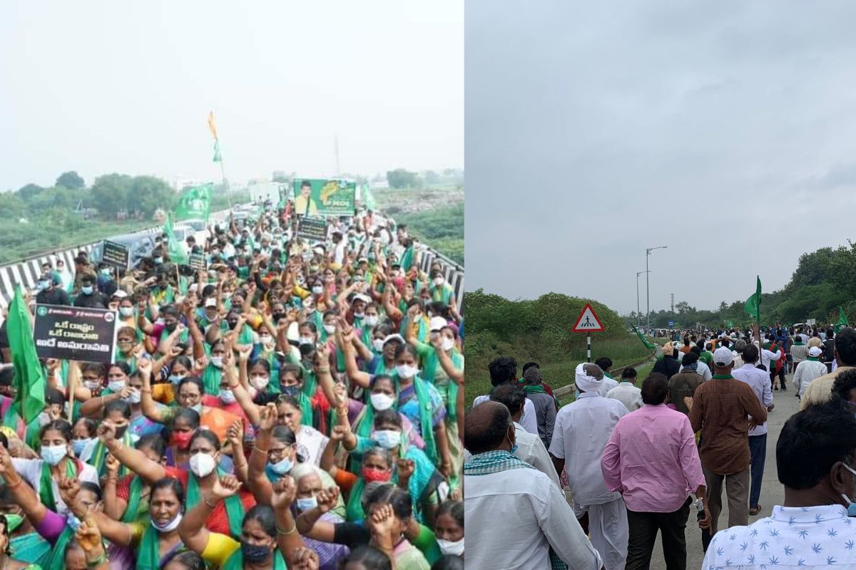 Amaravati padayatra